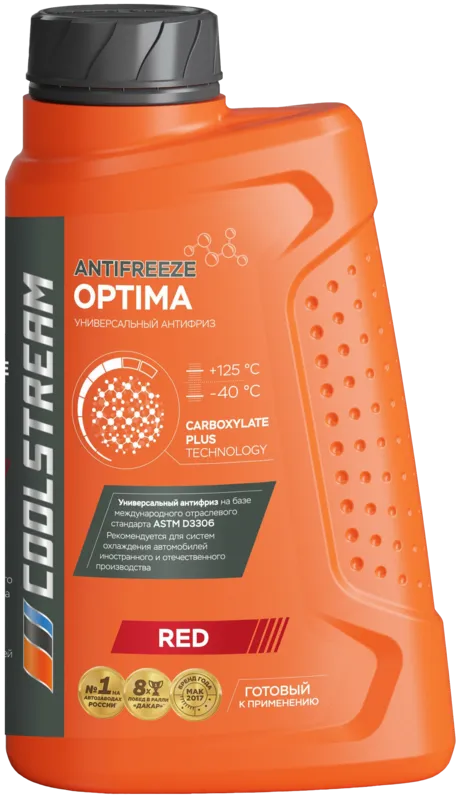 Антифриз CoolStream Optima красный 1кг./0,940л. (9шт) Антифриз CoolStream Optima красный 1кг./0,940л. (9шт)